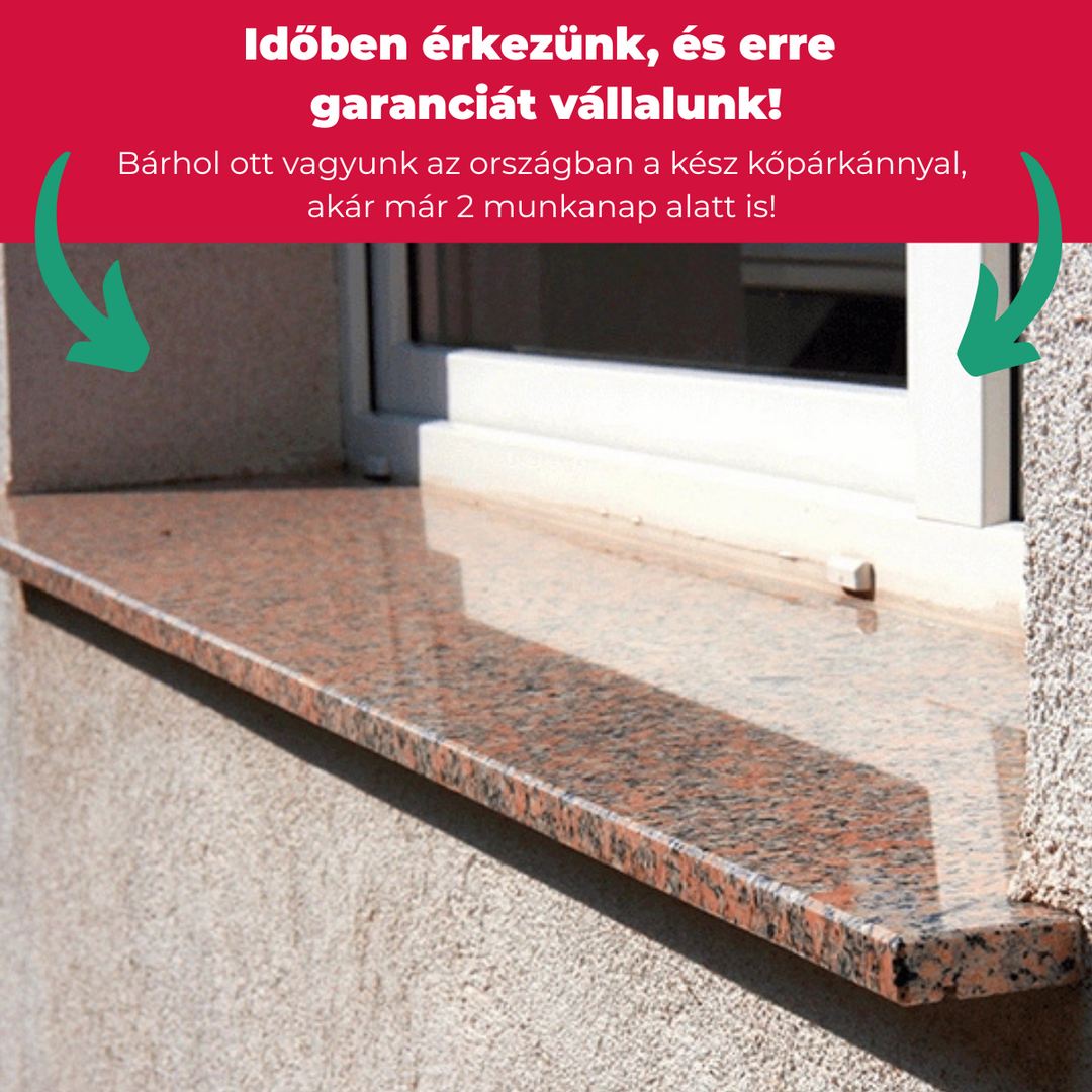 Maple Red gránit - kőpárkány - Image 5