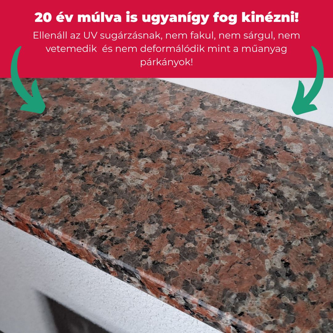 Maple Red gránit - kőpárkány - Image 3