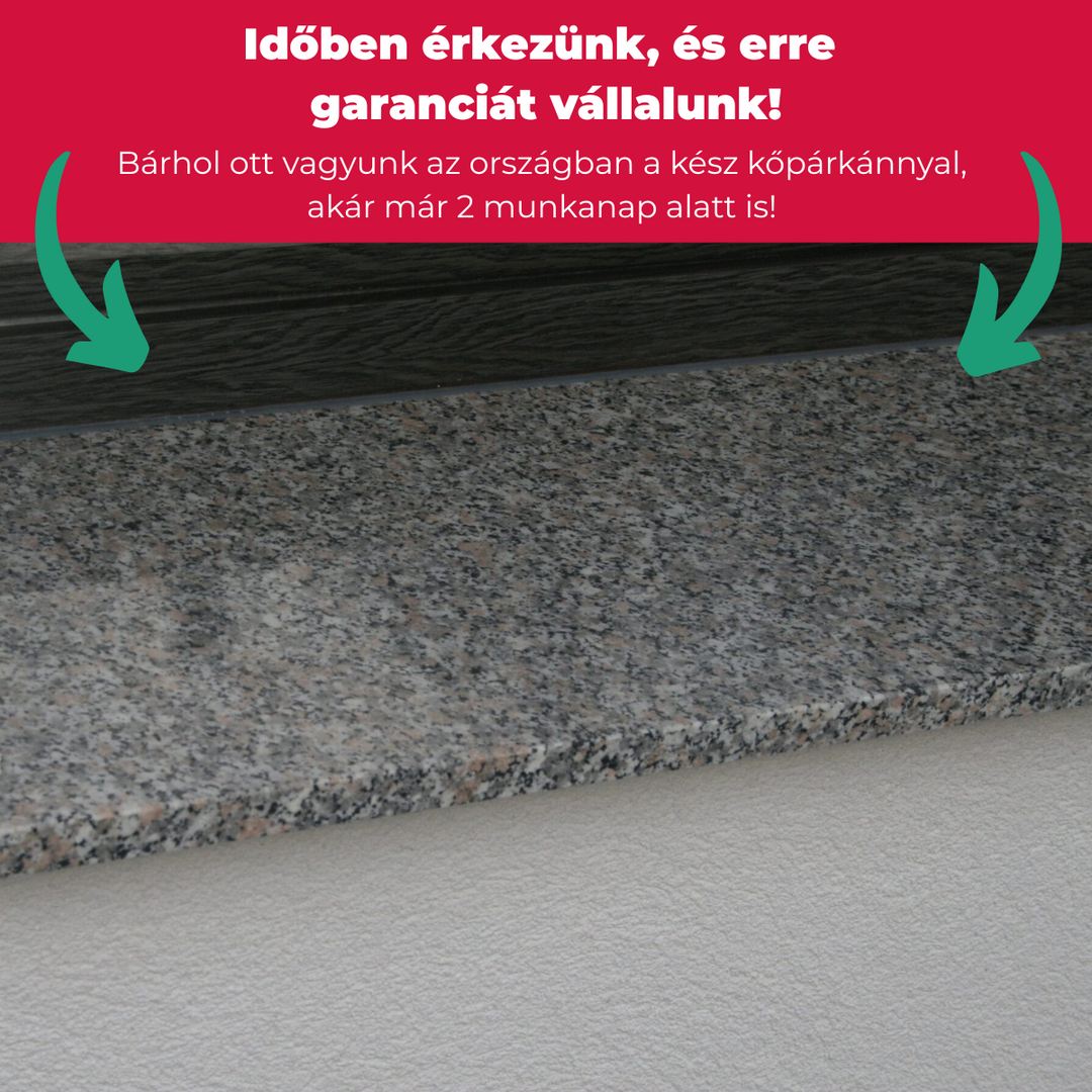 Mountain Pink gránit - kőpárkány - Image 4