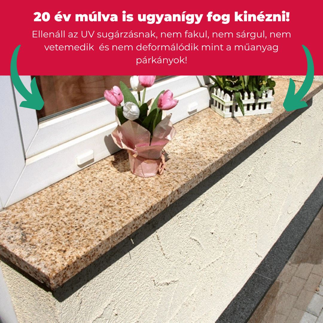 Yellow Rock gránit - kőpárkány - Image 3